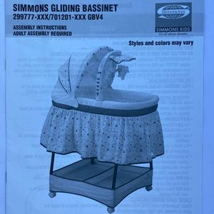 Simmons Gliding Bassinet